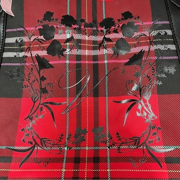 Nwt Victoria’s Secret New Limited Edition Plaid Tote Bag Holiday - Picture 6 of 8
